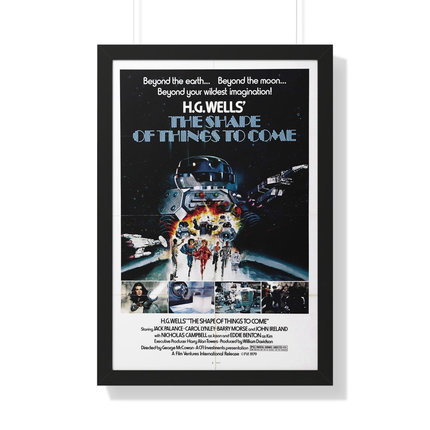 THE SHAPE OF THINGS TO COME 1979 - Framed Movie Poster-20" x 30"-The Sticker Space