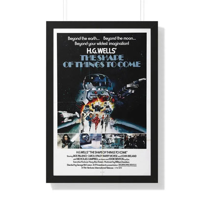 THE SHAPE OF THINGS TO COME 1979 - Framed Movie Poster 20" x 30" Black - The Sticker Space