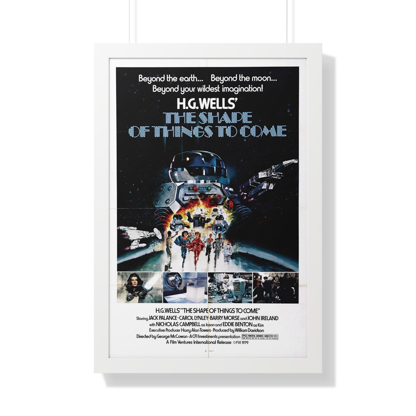 THE SHAPE OF THINGS TO COME 1979 - Framed Movie Poster-20" x 30"-The Sticker Space