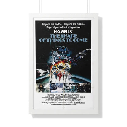 THE SHAPE OF THINGS TO COME 1979 - Framed Movie Poster 20" x 30" White - The Sticker Space