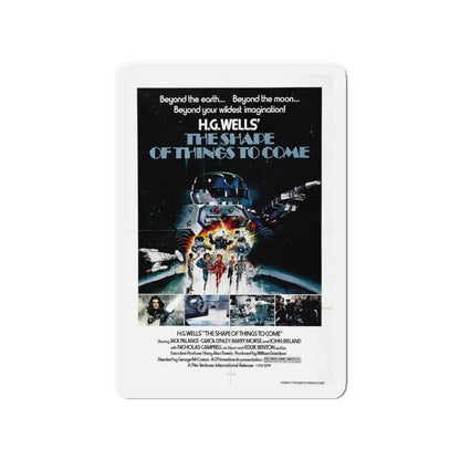 THE SHAPE OF THINGS TO COME 1979 Movie Poster - Refrigerator Magnet 3 Inch - The Sticker Space