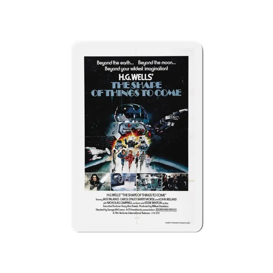 THE SHAPE OF THINGS TO COME 1979 Movie Poster - Refrigerator Magnet 6 Inch - The Sticker Space