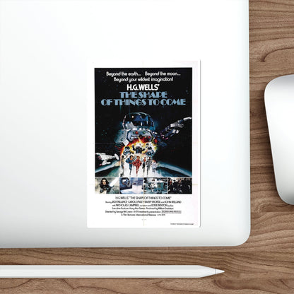 THE SHAPE OF THINGS TO COME 1979 Movie Poster STICKER Vinyl Die-Cut Decal-The Sticker Space