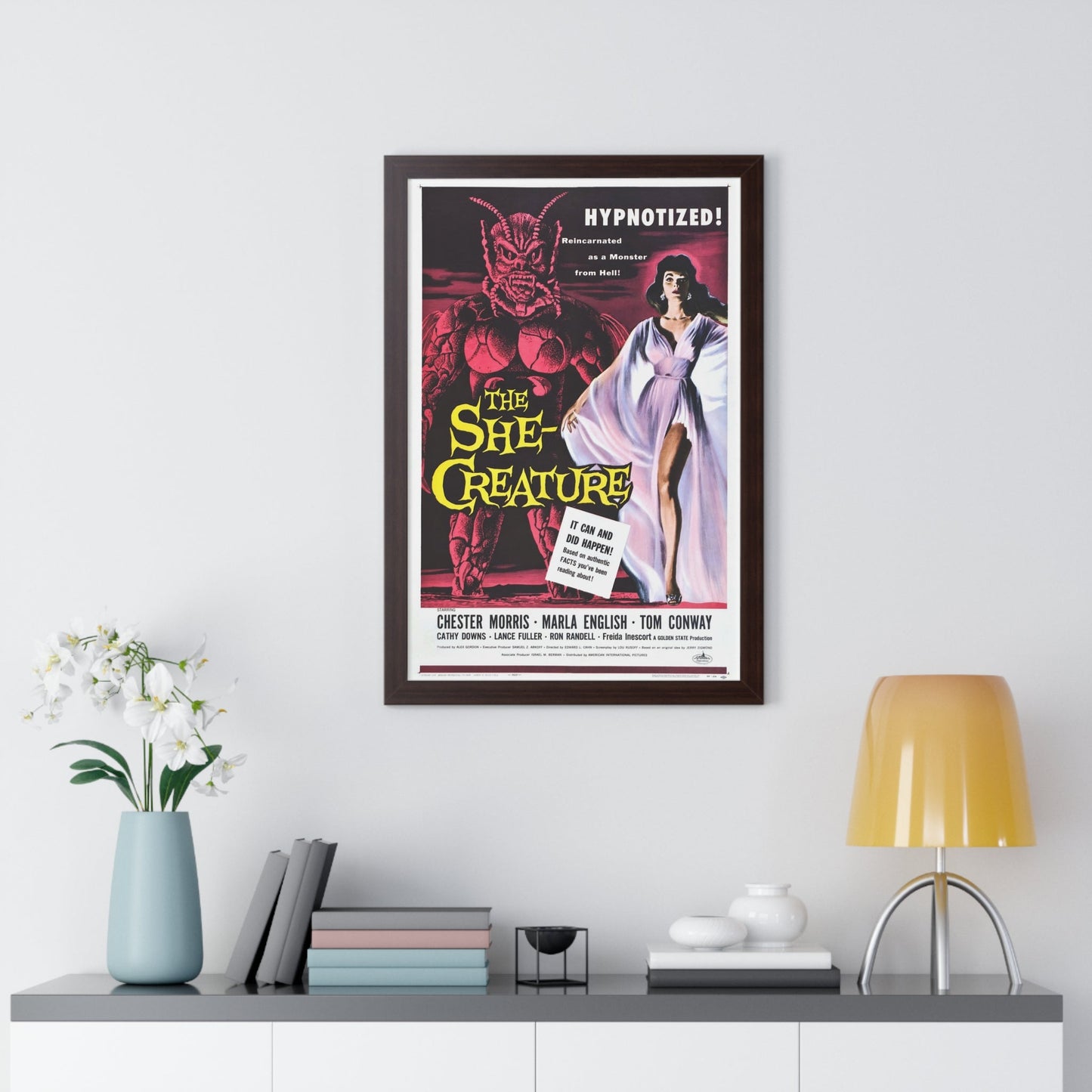 THE SHE-CREATURE 1956 - Framed Movie Poster-The Sticker Space