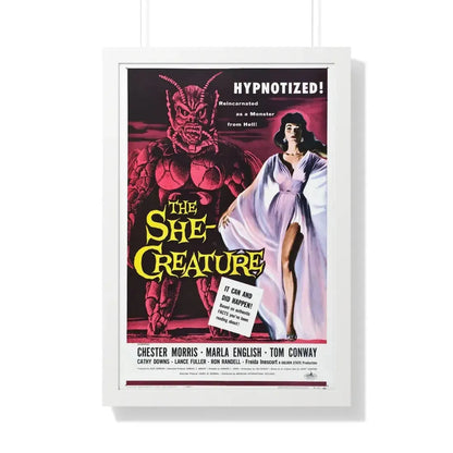 THE SHE-CREATURE 1956 - Framed Movie Poster 20" x 30" White - The Sticker Space