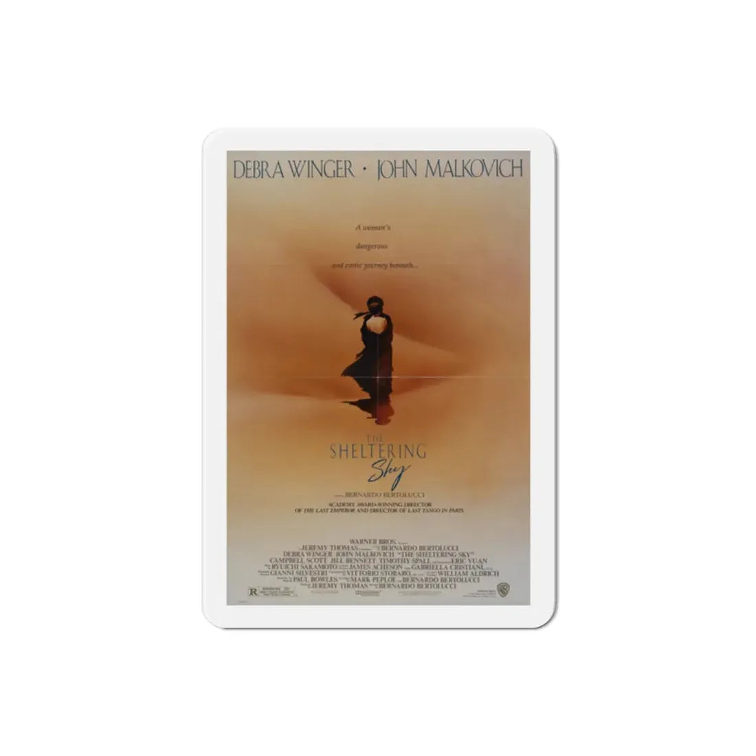 The Sheltering Sky 1990 Movie Poster Refrigerator Magnet 2 Inch - The Sticker Space