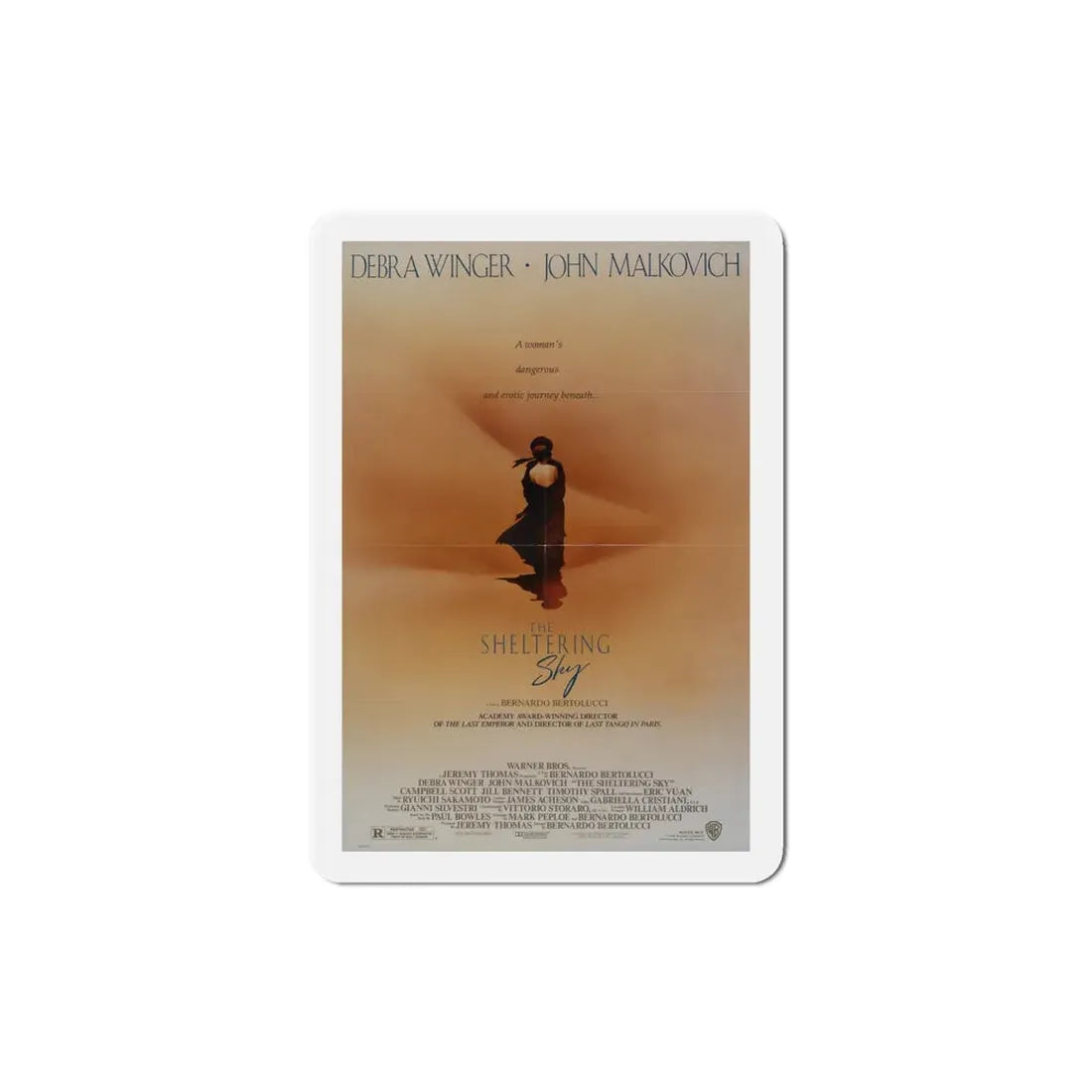 The Sheltering Sky 1990 Movie Poster Refrigerator Magnet 4 Inch - The Sticker Space