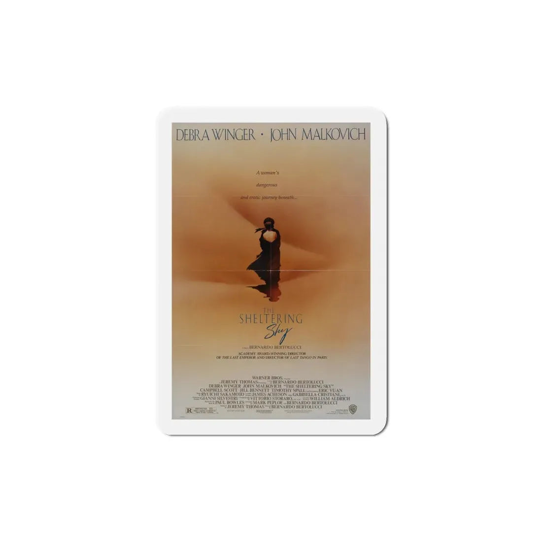 The Sheltering Sky 1990 Movie Poster Refrigerator Magnet 5 Inch - The Sticker Space