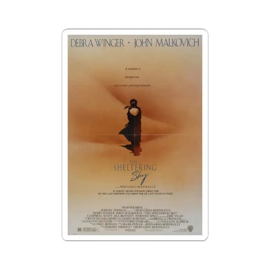 The Sheltering Sky 1990 Movie Poster - STICKER Vinyl Kiss-Cut Decal 2 Inch White - The Sticker Space