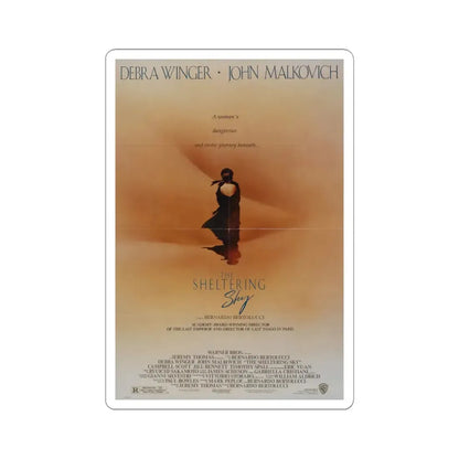 The Sheltering Sky 1990 Movie Poster - STICKER Vinyl Kiss-Cut Decal 6 Inch White - The Sticker Space