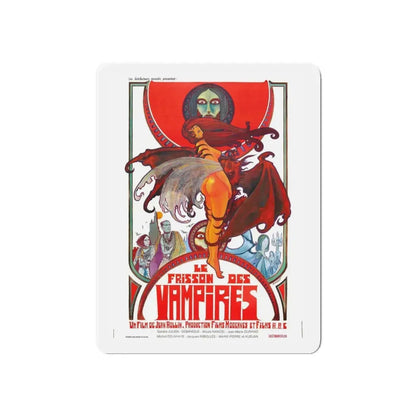 THE SHIVER OF THE VAMPIRE 1971 Movie Poster - Refrigerator Magnet 6 Inch - The Sticker Space