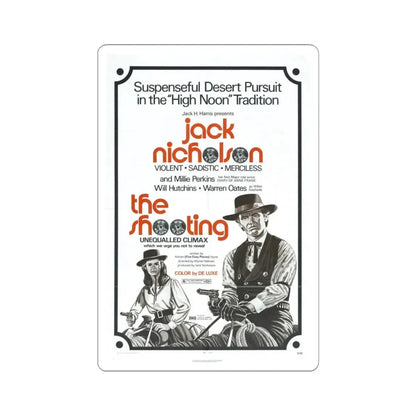 The Shooting 1967 Movie Poster - STICKER Vinyl Kiss-Cut Decal 6 Inch White - The Sticker Space