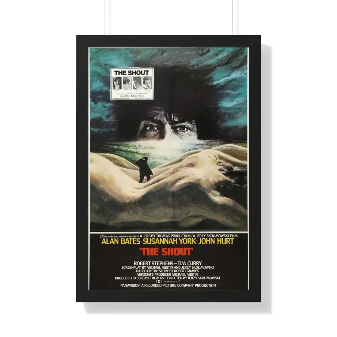 THE SHOUT 1978 - Framed Movie Poster 20" x 30" Black - The Sticker Space
