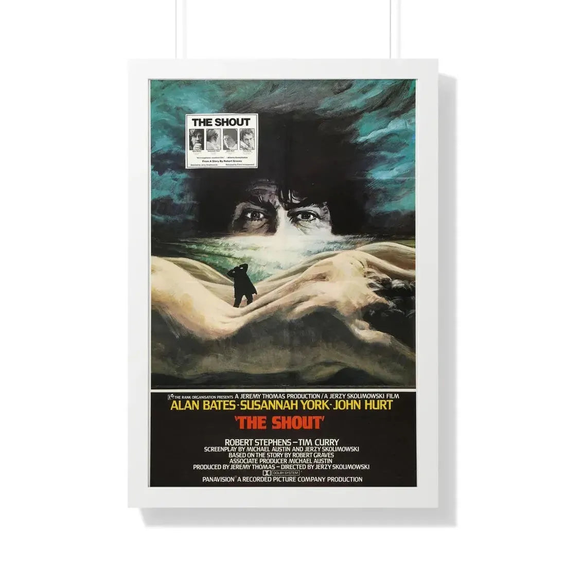 THE SHOUT 1978 - Framed Movie Poster 20" x 30" White - The Sticker Space
