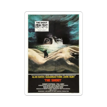 THE SHOUT 1978 Movie Poster - STICKER Vinyl Kiss-Cut Decal 4 Inch White - The Sticker Space