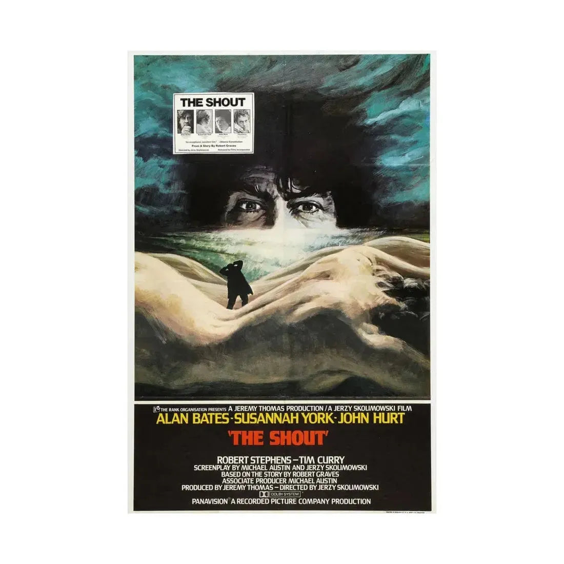 THE SHOUT 1978 - Paper Movie Poster - The Sticker Space