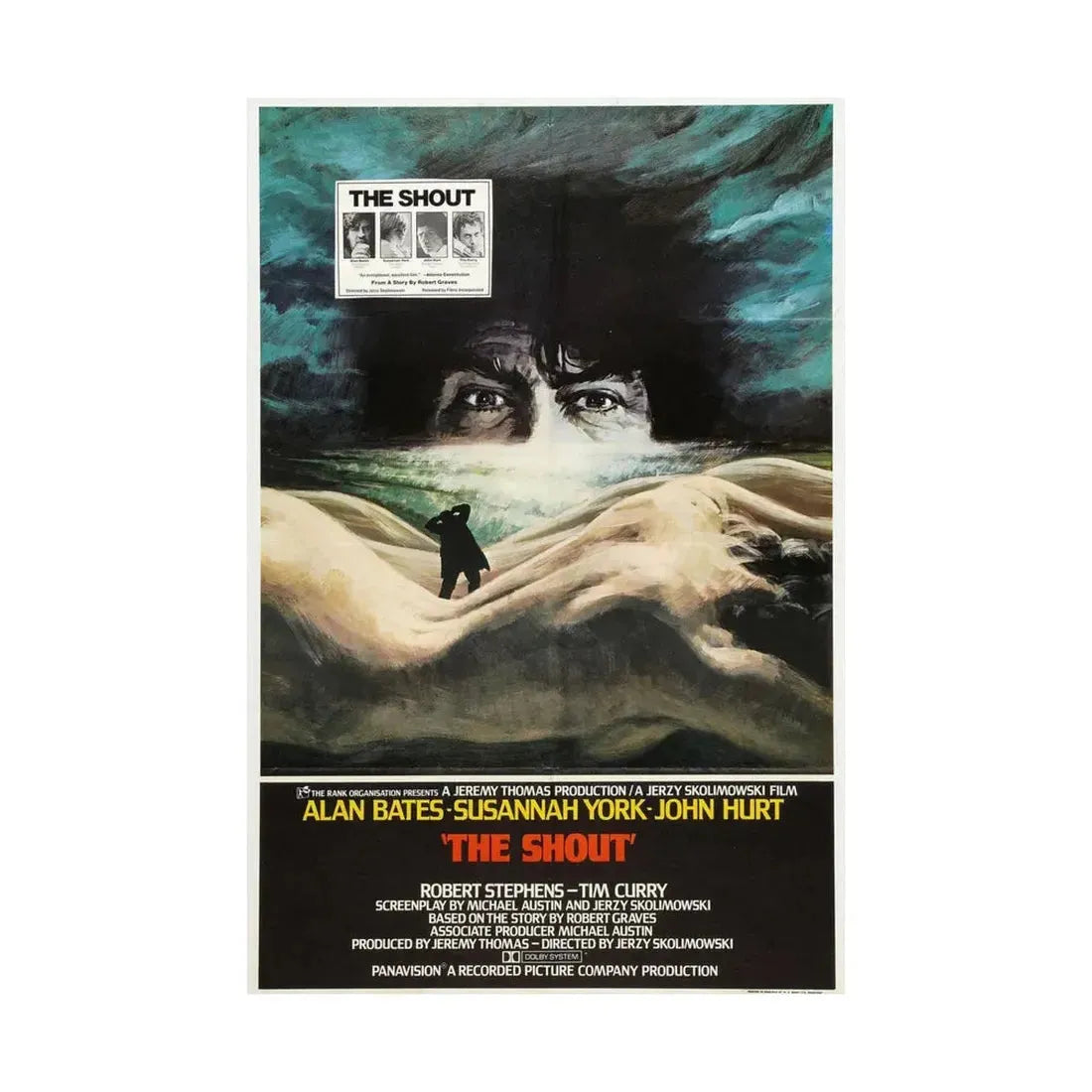 THE SHOUT 1978 - Paper Movie Poster - The Sticker Space