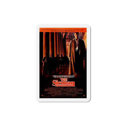 The Sicilian 1987 Movie Poster Refrigerator Magnet 3 Inch - The Sticker Space