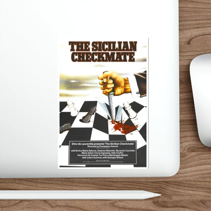 The Sicilian Checkmate 1972 Movie Poster STICKER Vinyl Die-Cut Decal-The Sticker Space