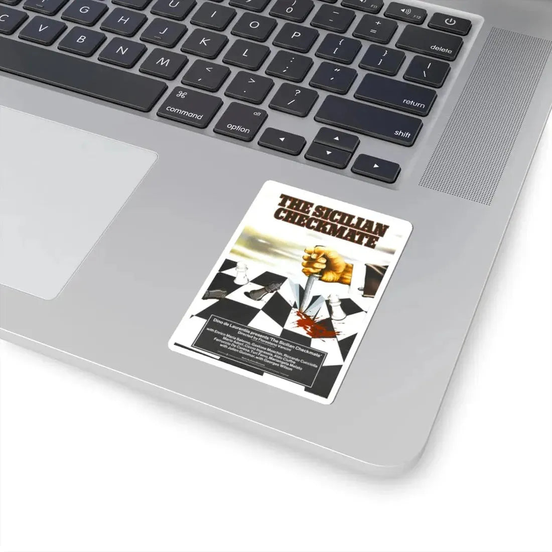 The Sicilian Checkmate 1972 Movie Poster - STICKER Vinyl Kiss-Cut Decal - The Sticker Space