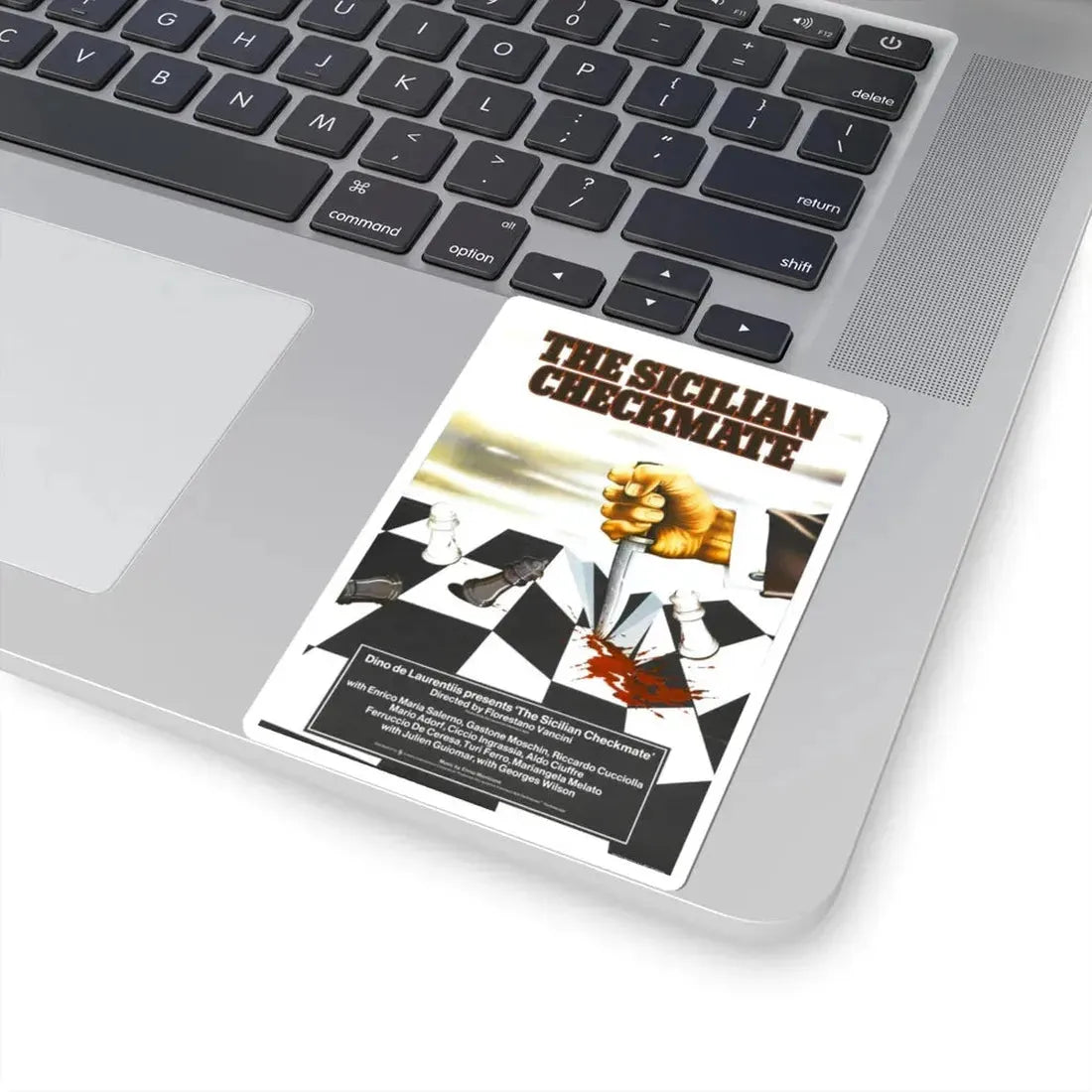 The Sicilian Checkmate 1972 Movie Poster - STICKER Vinyl Kiss-Cut Decal - The Sticker Space