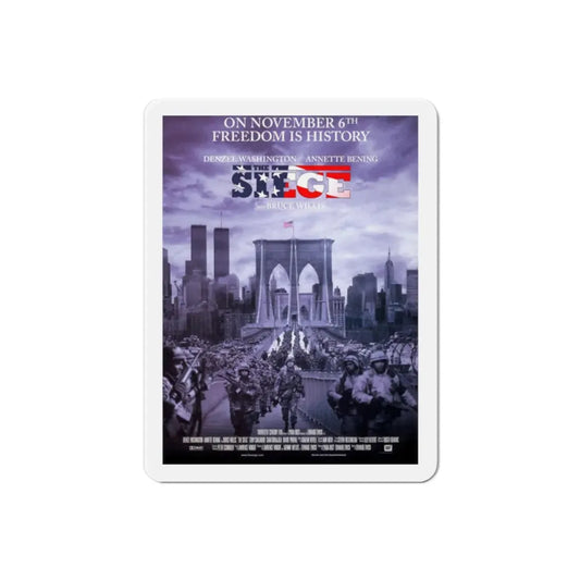 The Siege 1998 Movie Poster Refrigerator Magnet 2 Inch - The Sticker Space