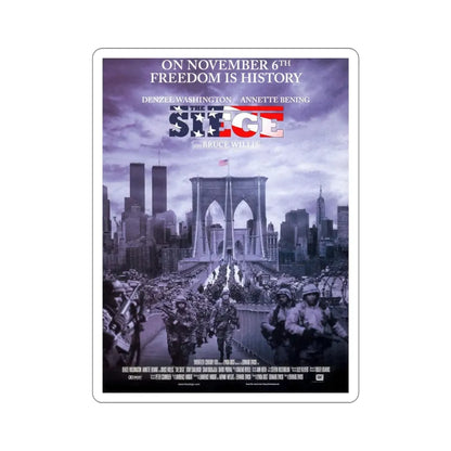 The Siege 1998 Movie Poster STICKER Vinyl Die-Cut Decal 6 Inch - The Sticker Space