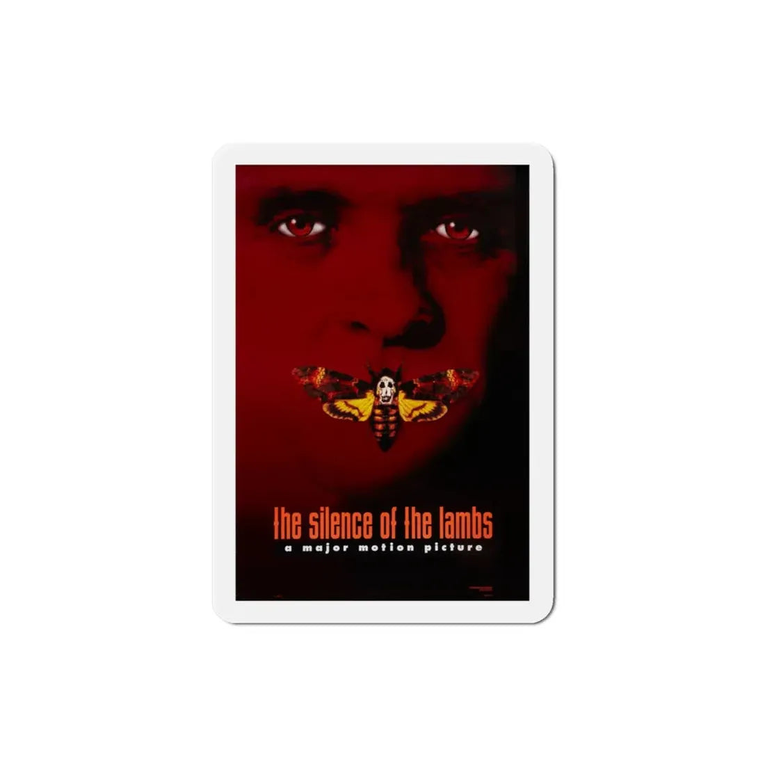 The Silence of the Lambs 1991 Movie Poster Refrigerator Magnet 3 Inch - The Sticker Space