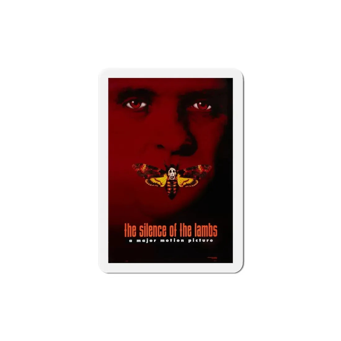 The Silence of the Lambs 1991 Movie Poster Refrigerator Magnet 6 Inch - The Sticker Space