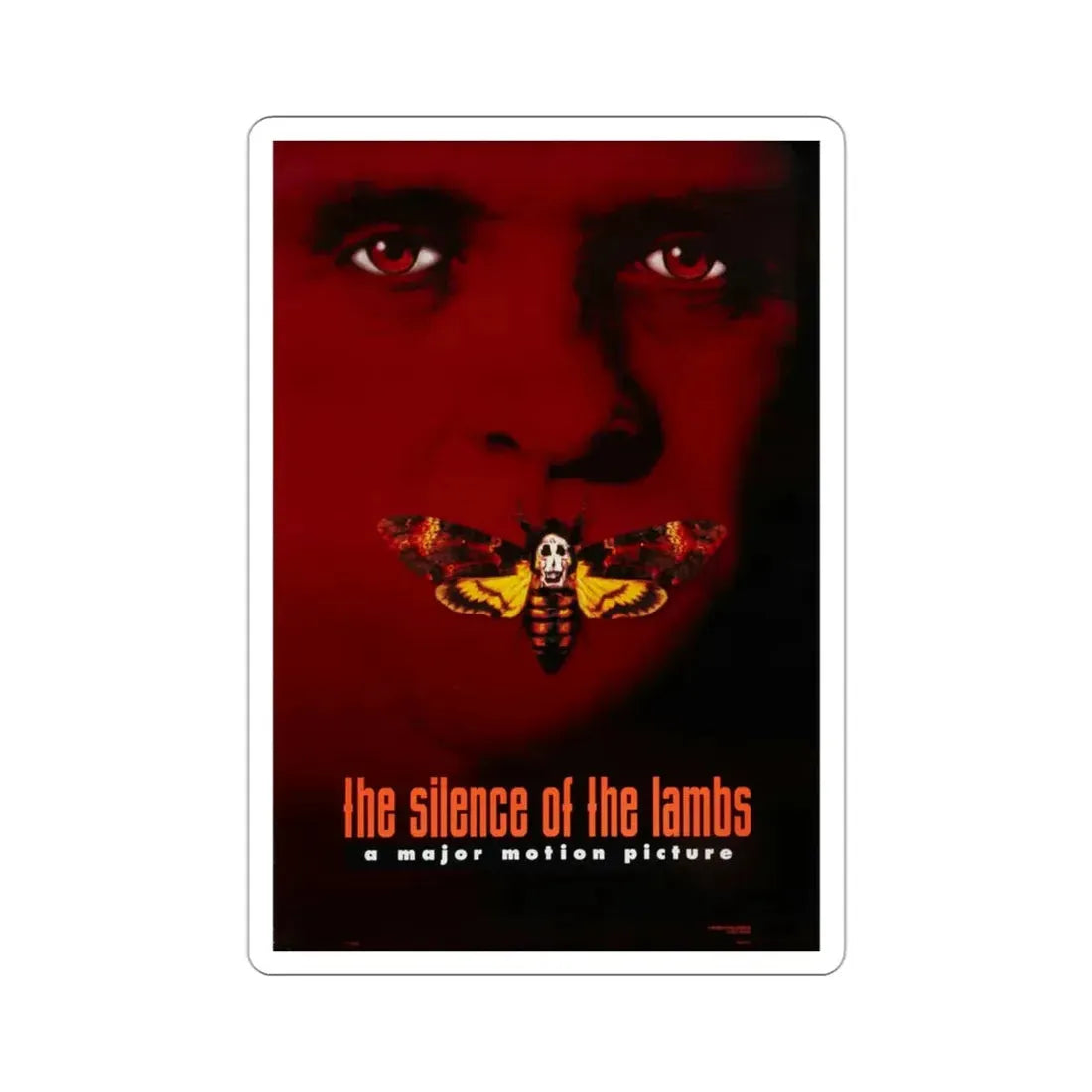 The Silence of the Lambs 1991 Movie Poster STICKER Vinyl Die-Cut Decal 3 Inch - The Sticker Space