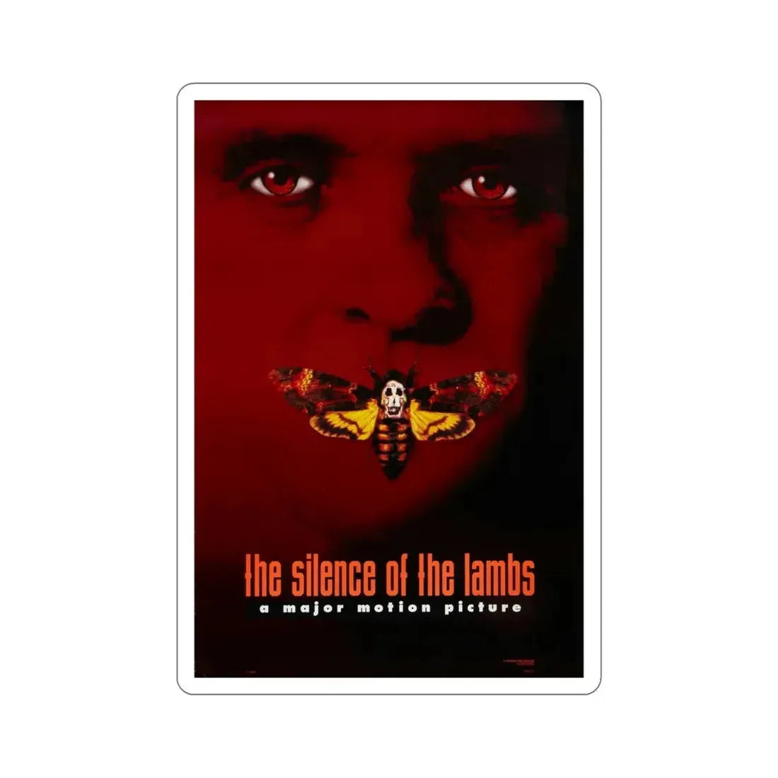 The Silence of the Lambs 1991 Movie Poster STICKER Vinyl Die-Cut Decal 5 Inch - The Sticker Space