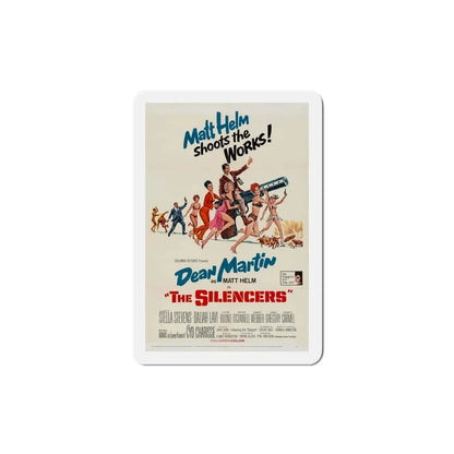 The Silencers 1966 Movie Poster Refrigerator Magnet 4 Inch - The Sticker Space