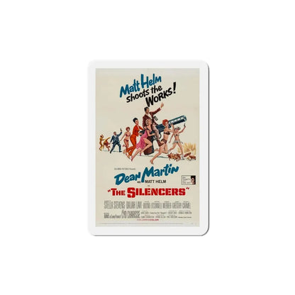 The Silencers 1966 Movie Poster Refrigerator Magnet 5 Inch - The Sticker Space