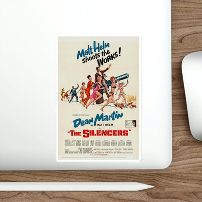 The Silencers 1966 Movie Poster STICKER Vinyl Die-Cut Decal-The Sticker Space