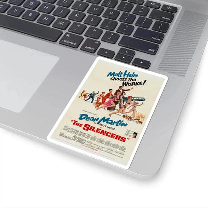 The Silencers 1966 Movie Poster - STICKER Vinyl Kiss-Cut Decal - The Sticker Space