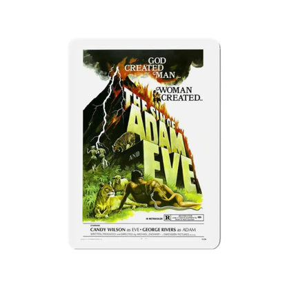 THE SIN OF ADAM AND EVE 1969 Movie Poster - Refrigerator Magnet 2 Inch - The Sticker Space