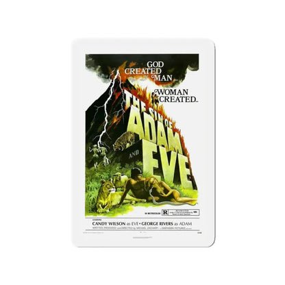 THE SIN OF ADAM AND EVE 1969 Movie Poster - Refrigerator Magnet 3 Inch - The Sticker Space