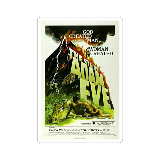 The Sin of Adam and Eve 1973 Movie Poster STICKER Vinyl Die-Cut Decal 6 Inch - The Sticker Space