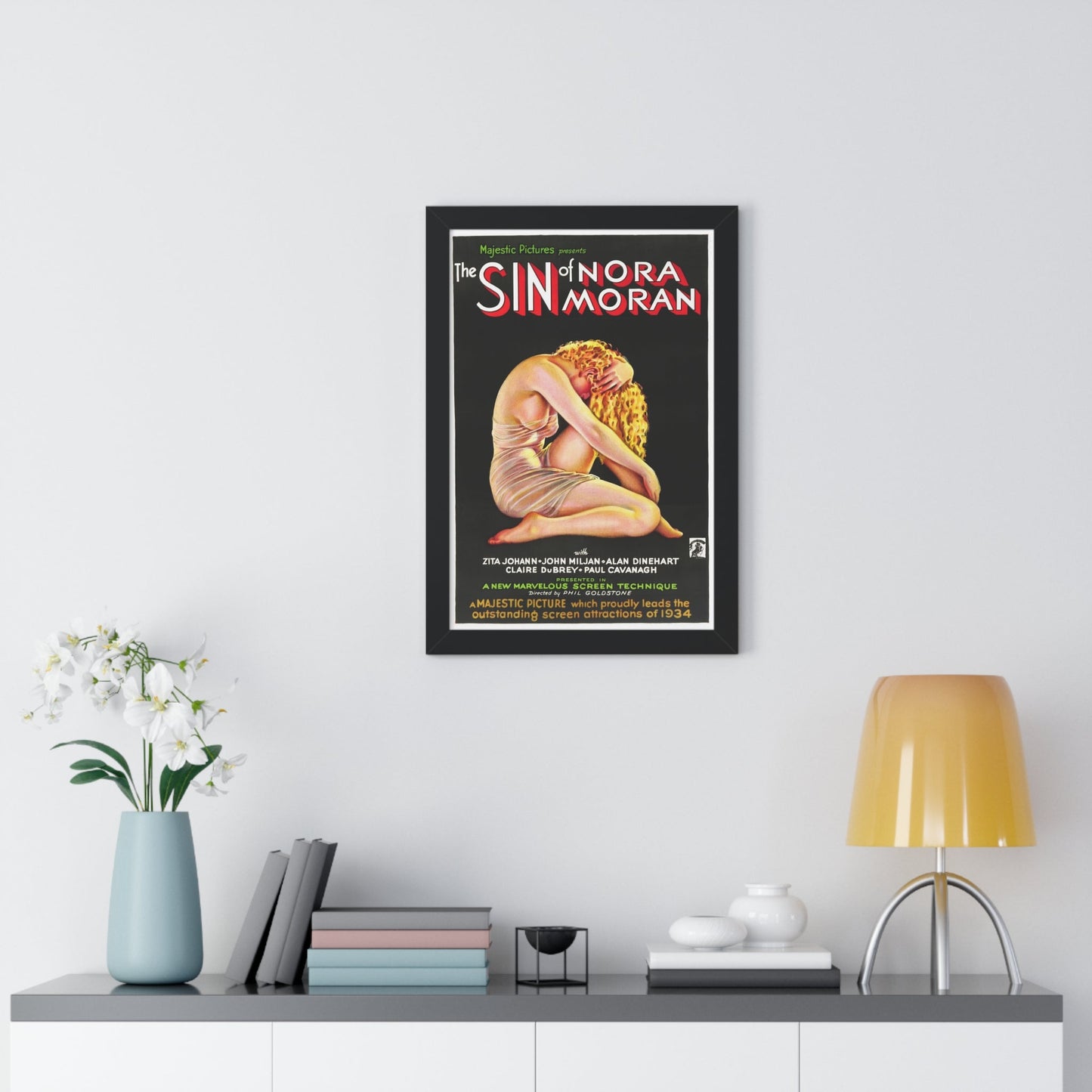 THE SIN OF NORA MORAN 1933 - Framed Movie Poster-The Sticker Space