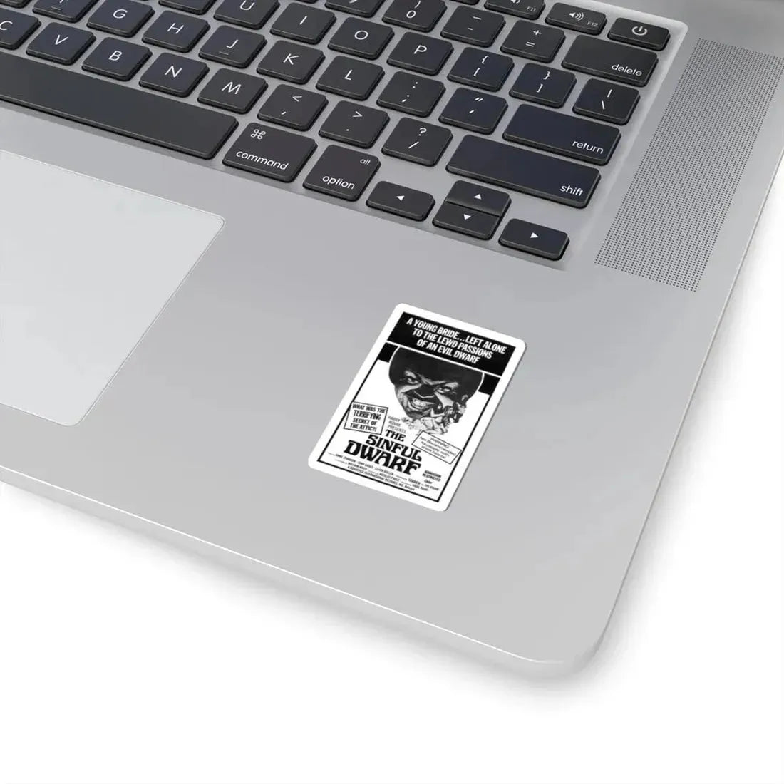 THE SINFUL DWARF 1973 Movie Poster - STICKER Vinyl Kiss-Cut Decal - The Sticker Space