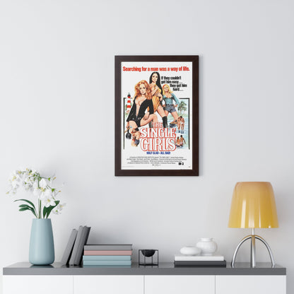 THE SINGLE GIRLS 1973 - Framed Movie Poster-The Sticker Space