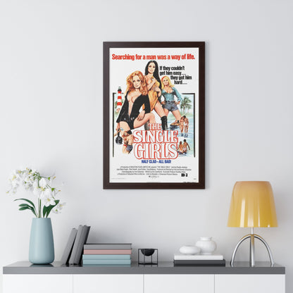 THE SINGLE GIRLS 1973 - Framed Movie Poster-The Sticker Space