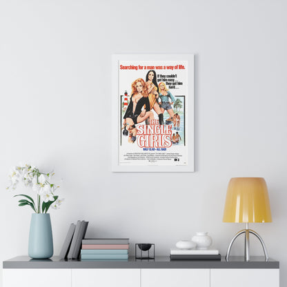 THE SINGLE GIRLS 1973 - Framed Movie Poster-The Sticker Space