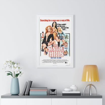 THE SINGLE GIRLS 1973 - Framed Movie Poster-The Sticker Space