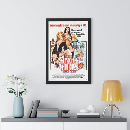 THE SINGLE GIRLS 1973 - Framed Movie Poster-The Sticker Space