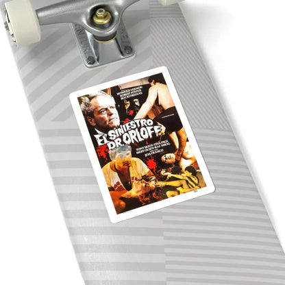 THE SINISTER DR. ORLOFF 1984 Movie Poster - STICKER Vinyl Kiss-Cut Decal - The Sticker Space