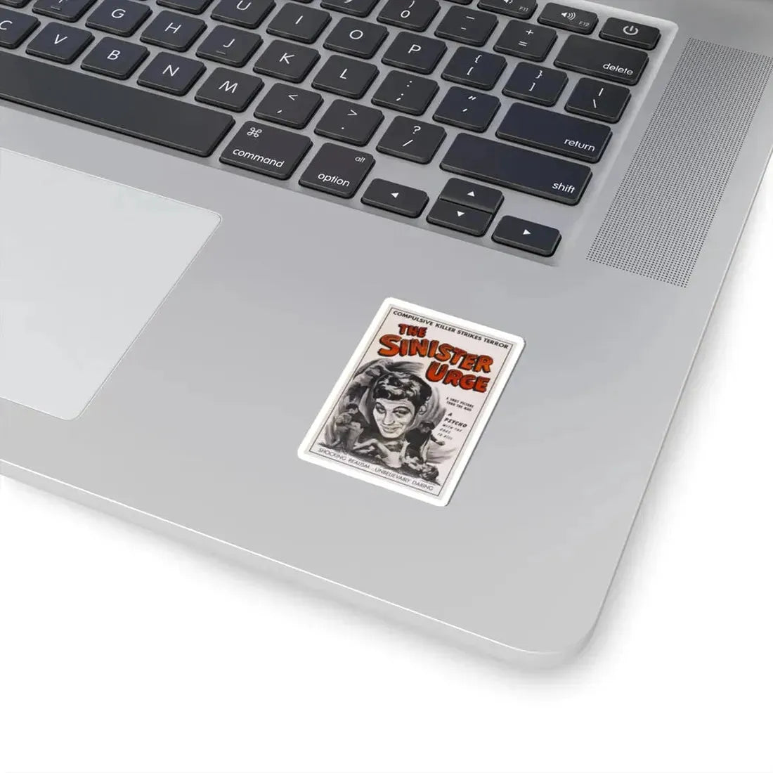 THE SINISTER URGE 1960 Movie Poster - STICKER Vinyl Kiss-Cut Decal - The Sticker Space