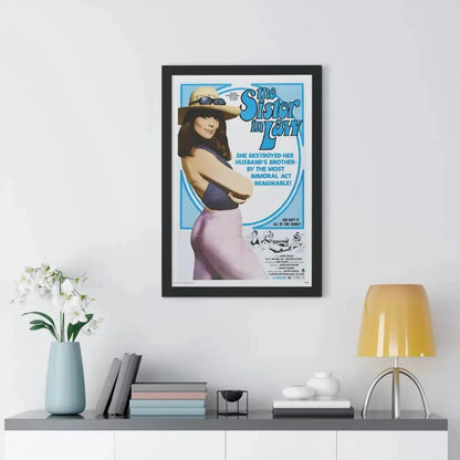 THE SISTER IN LAW 1974 - Framed Movie Poster - The Sticker Space
