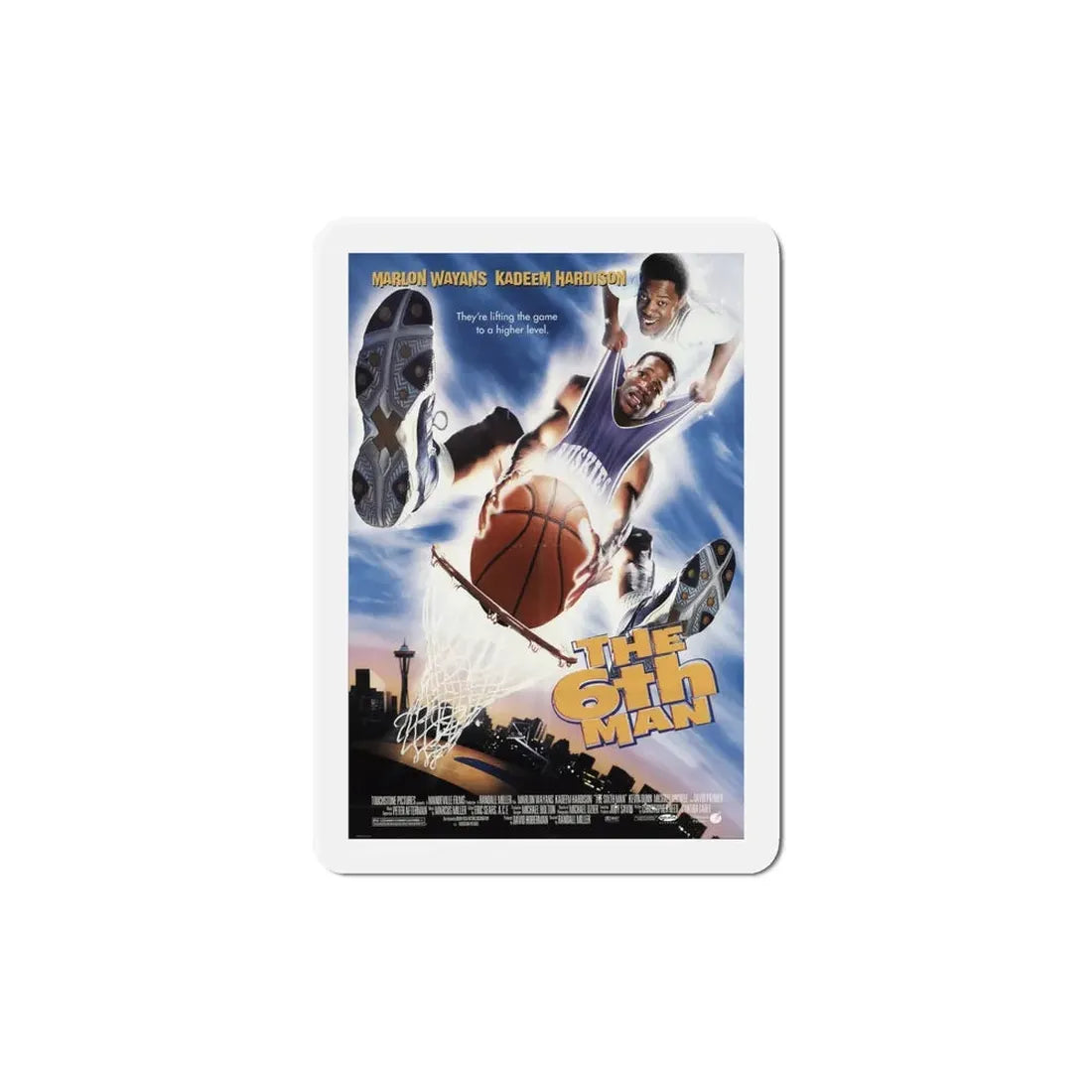 The Sixth Man 1997 Movie Poster Refrigerator Magnet 6 Inch - The Sticker Space