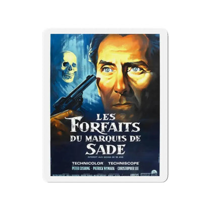 THE SKULL 1965 Movie Poster - Refrigerator Magnet 2 Inch - The Sticker Space